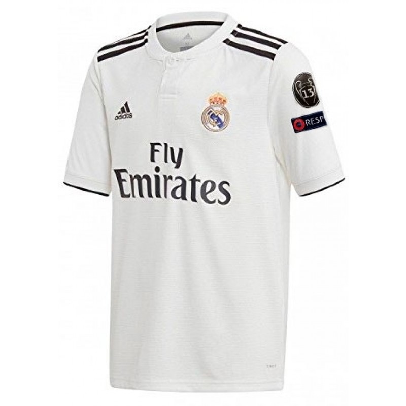 Camisetas Adidas 1Âª Equipacion Real Madrid Cf 2018 2019 Champions Cj9290