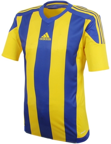 camiseta adidas amarilla y azul