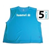 Colete de treino de Fútbol LUANVI Pack 5 unidades 06268-0196