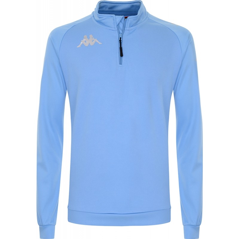 Kappa Trieste, Felpa Unisex-Adulto, Blu, S