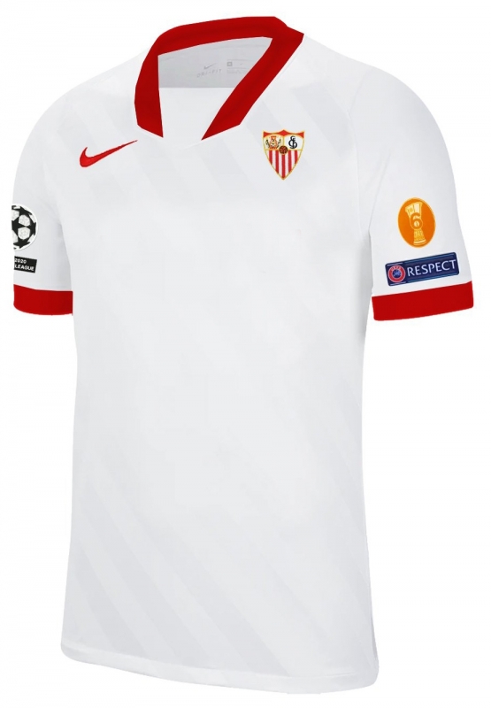 Camiseta Nike 1ª Equipación Sevilla FC 2020-2021 Junior UEFA Champions League