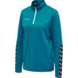 Sudadera de Fútbol HUMMEL HmlAutenthic Half Zip Sweatshirt 204929-8745