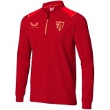 Sweatshirt de Fútbol CASTORE Sevilla F.C. Entrenamiento Media Cremallera  TM1150