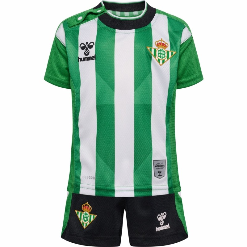 símbolo muelle brecha Camisetas hummel Mini Kit 1ª Equipación Real Betis 2022-23 216508-6129